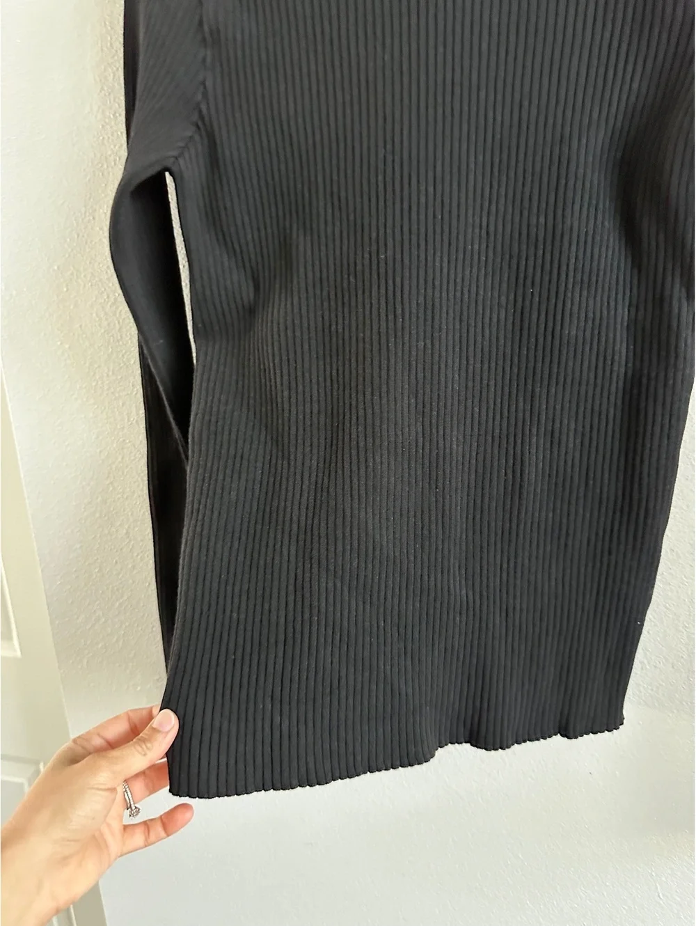 Courreges Reedition Rib Knit Mockneck Sweater NEW Size Medium